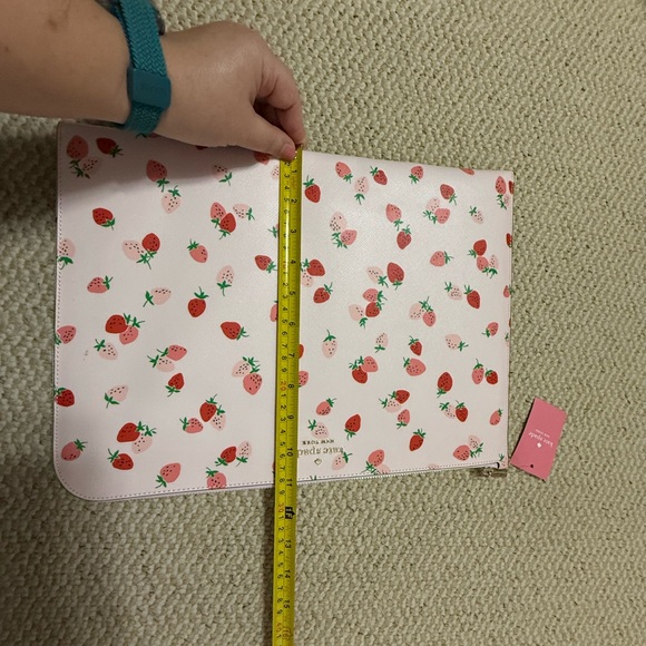 Kate Spade Pink Strawberry Laptop sleeve - Picture 5 of 5